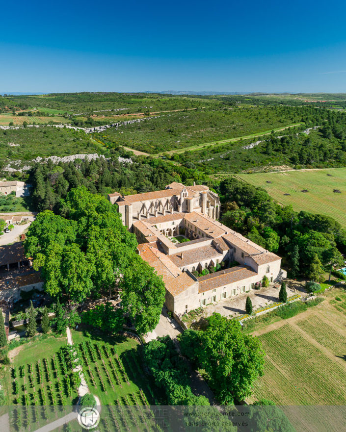 abbaye valmagne drone photo